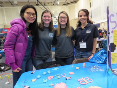 Rachel Rattay at STEM fair