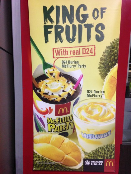 McDonalds durian