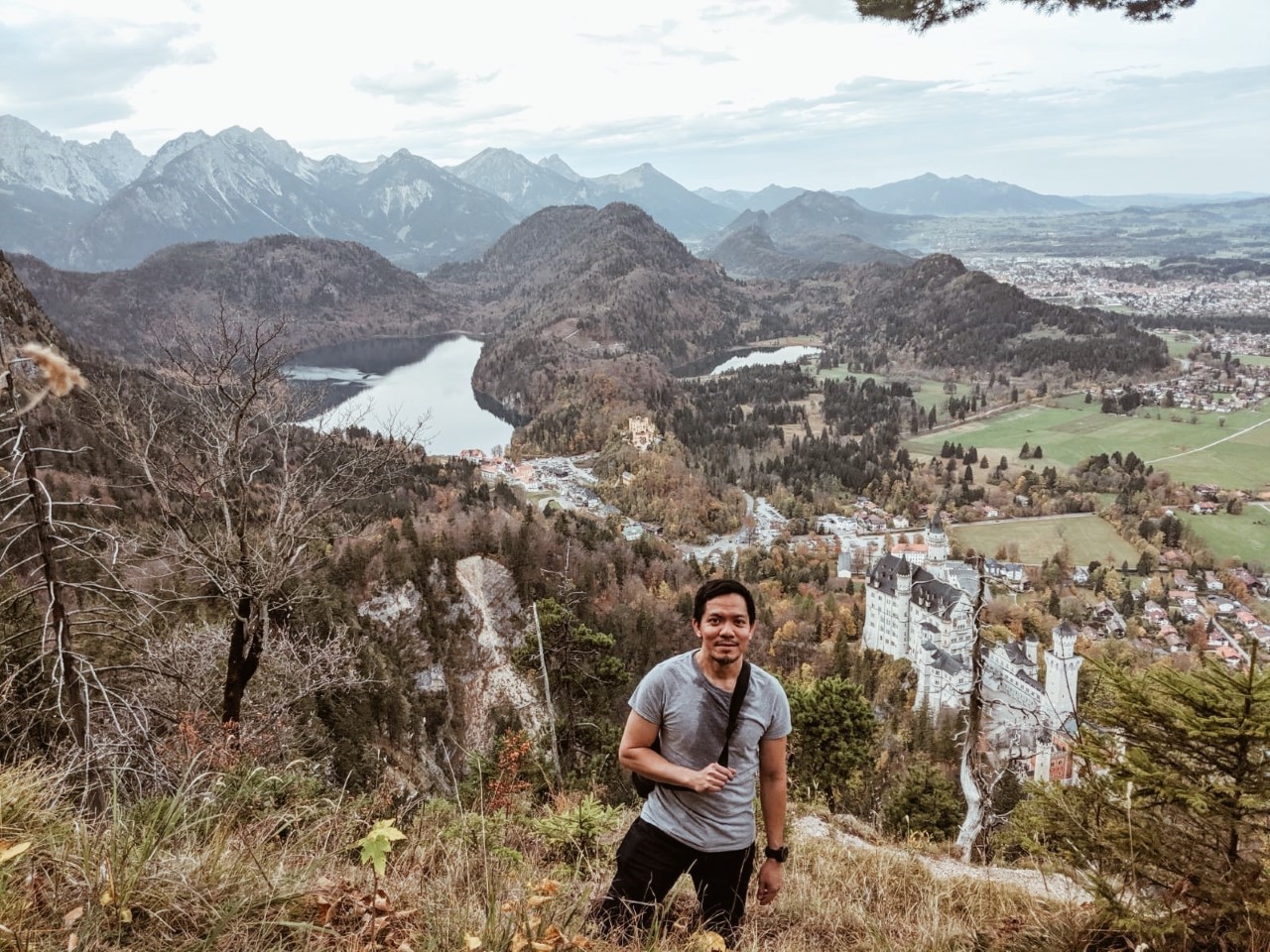 Dr. Jaafar at the top of Säuling Mountain